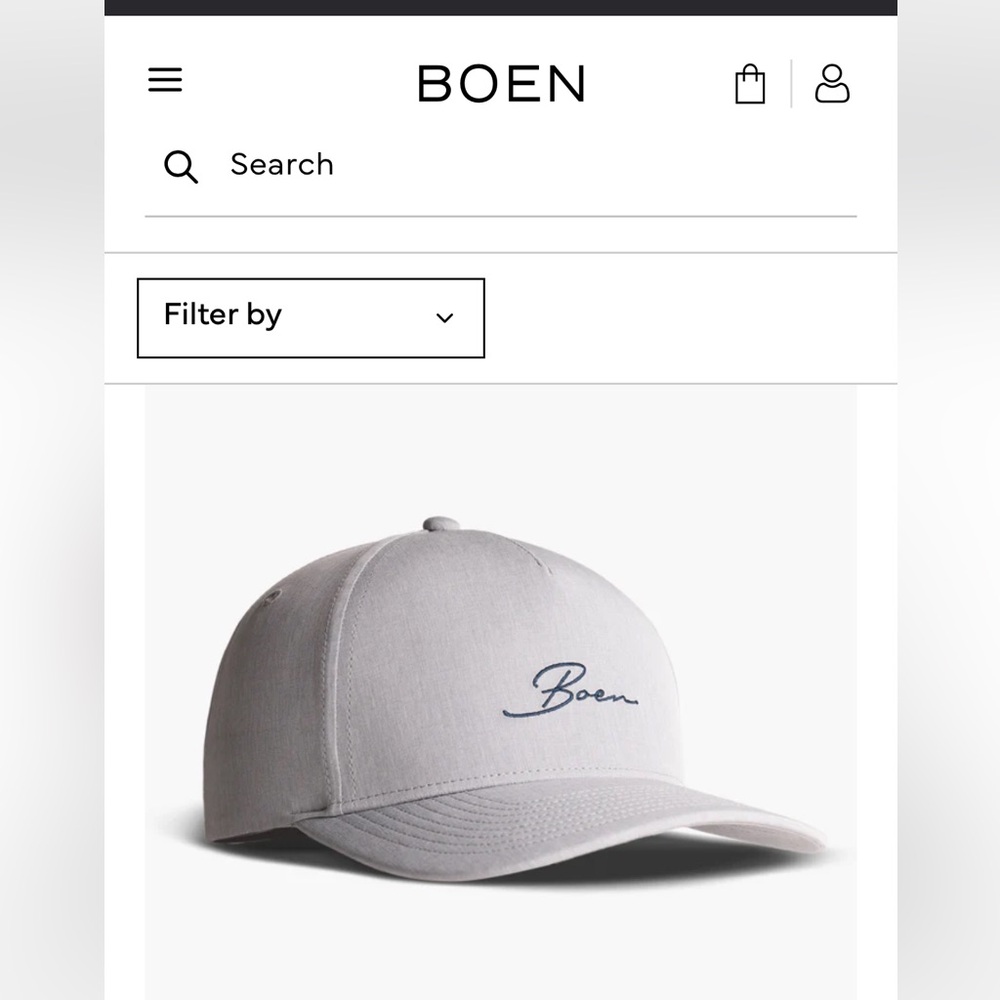 NWT Boen Script Baseball Cap NWT - image 1